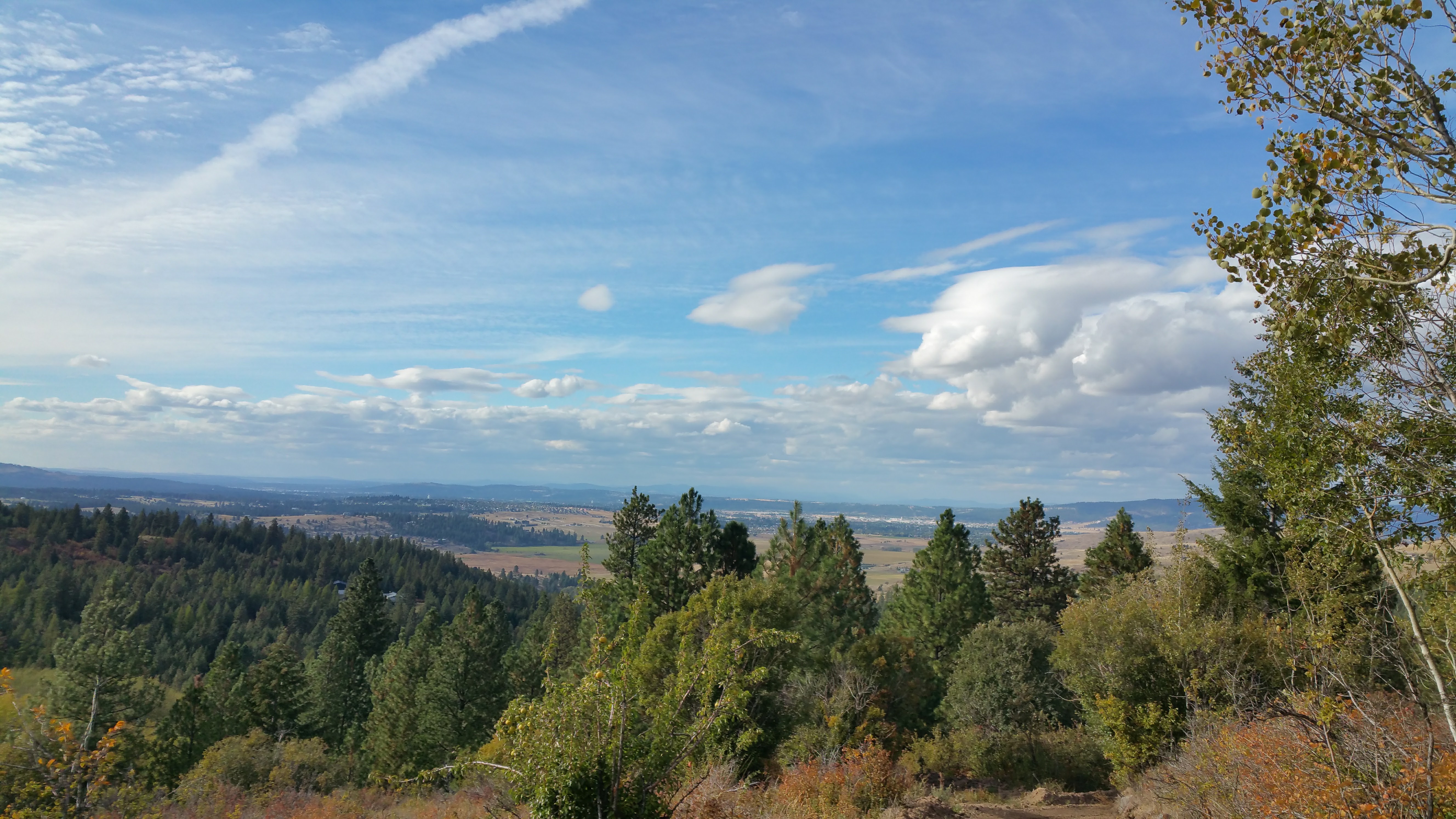 The hills of Liberty Lake just outside of Spokane, WA